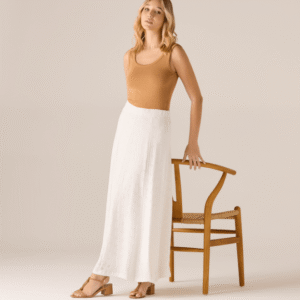 Saia Malha Laise Belli Feminina Off White